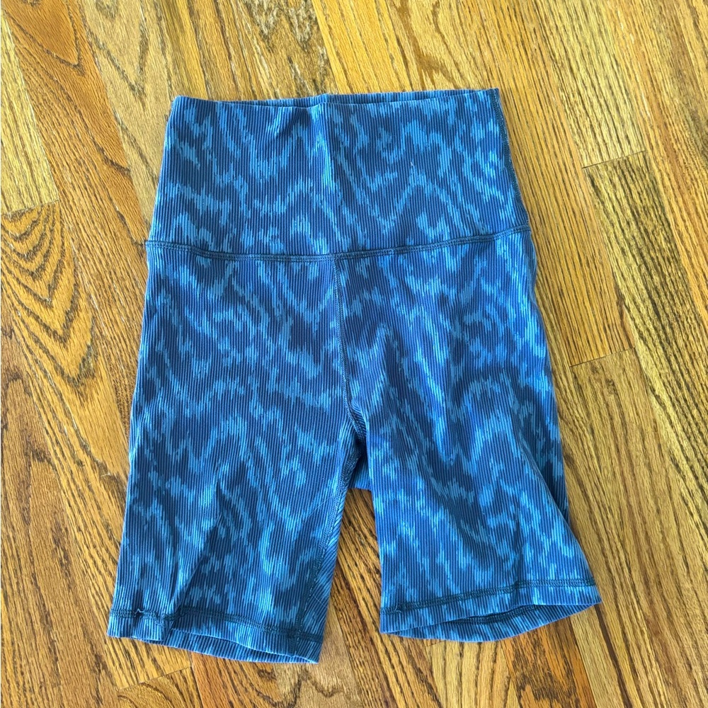 Blue Aerie Biker Shorts